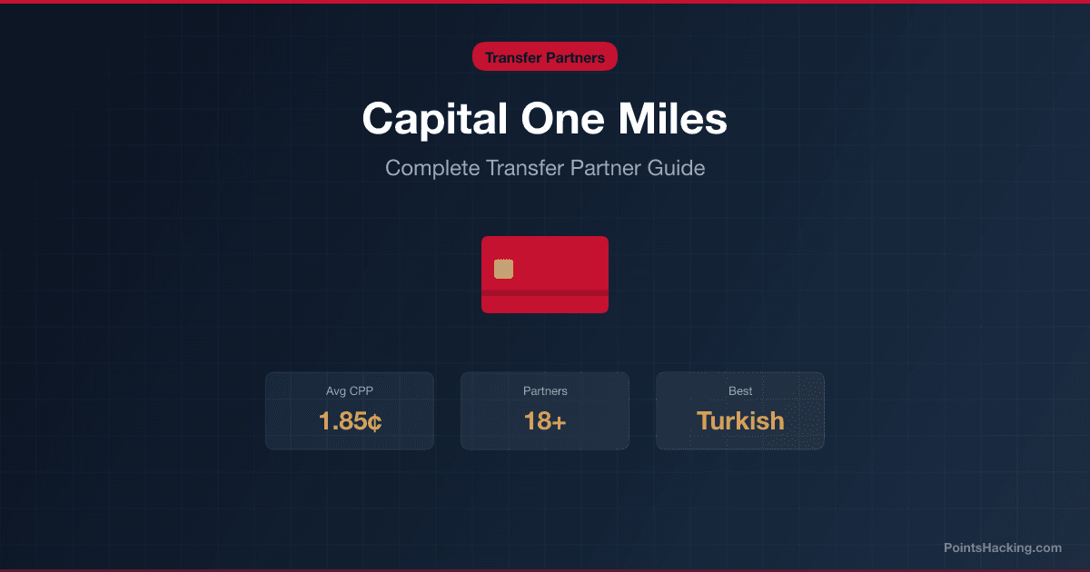Capital One Miles: The Complete Transfer Partner Guide