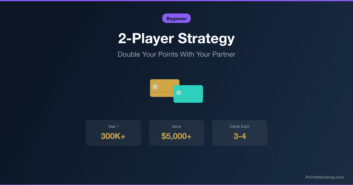 How to Build a 2-Player Points Strategy With Your Partner